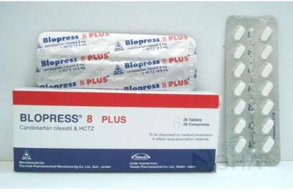 BLOPRESS PLUS 8 MG TAB 88 LE