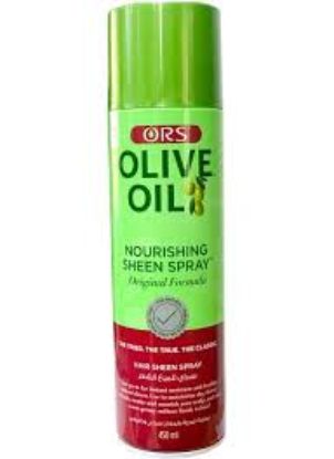 ORS OLIVE OIL HAIR NOURISHING SHEEN SPRAY 450 MLسبراي تلميع للشعر