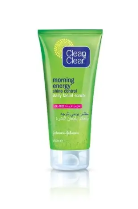 CLEAN&CLEAR SHINE CONTROL SCRUB 100MLاخضر حبيبات