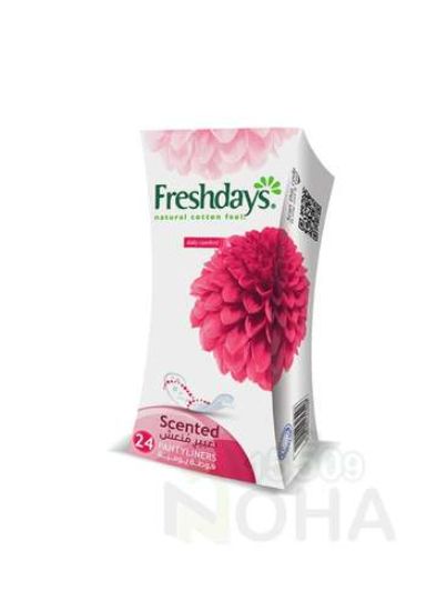 FRESH DAYS NORMAL SCENTED (24 PCS) فوشيا معطره
