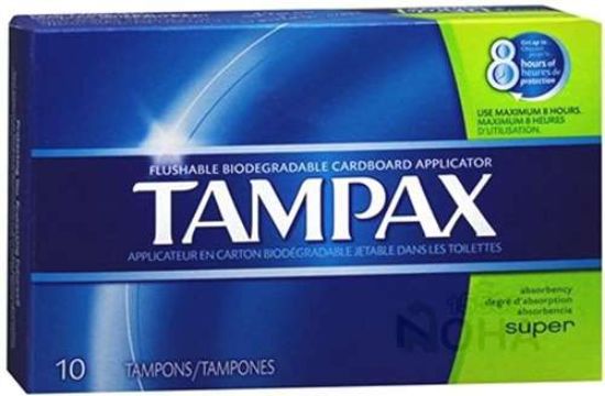 TAMPAX SUPER 10 TAMPONS
