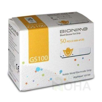 Bionime Gs 100 50 Strips اصفر
