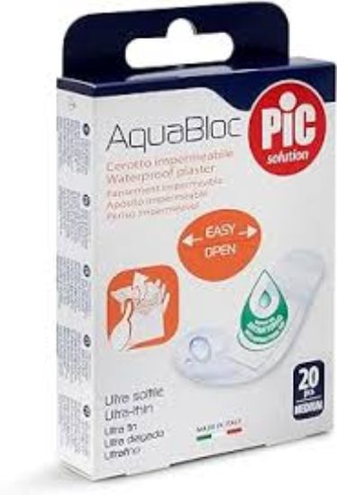 PIC AQUABLOC 20PCS MEDIUM 3960 بلاستر ضد الماء وسط