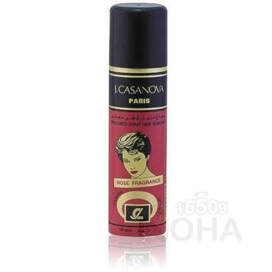 J CASANOVA SPRAY 150ML بخاخ مزيل شعر معطر احمر