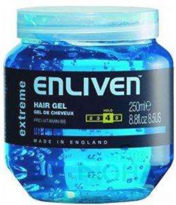 ENLIVEN EXTREME HOLD HAIR GEL 250 G الازرق