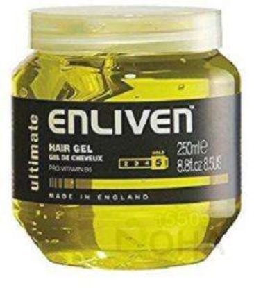 Enliven Ultimate Hold Hair Gel 250 G اصفر