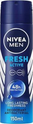 NIVEA MEN FRESH ACTIVE SPRAY 150 ML OFFER 25%