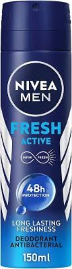 NIVEA MEN FRESH ACTIVE SPRAY 150 ML OFFER 25%