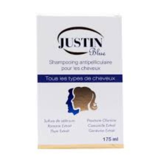 JUSTIN BLUE ANTI D SHAMPOO 175 ML 390 LE