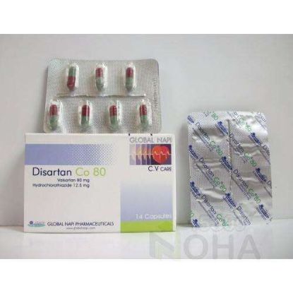 DISARTAN CO 80 MG 14 CAP 38 LE