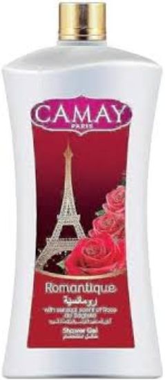 CAMAY SHOWER GEL 1 LITER احمر بالورد