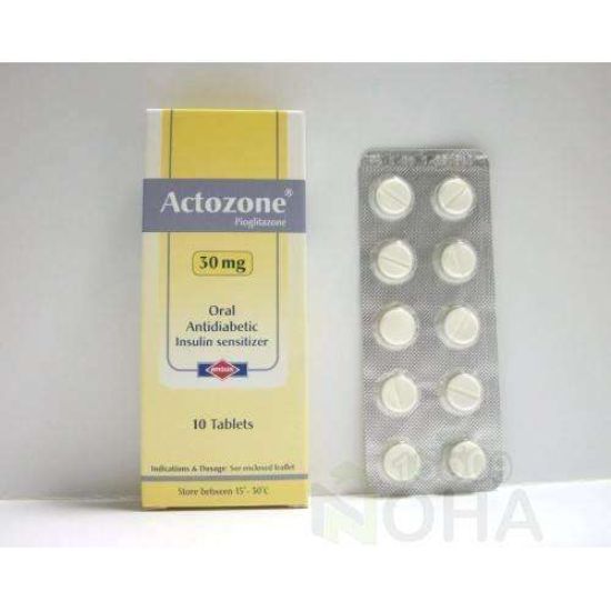 ACTOZONE 30 MG 10 TAB 33.5 LE