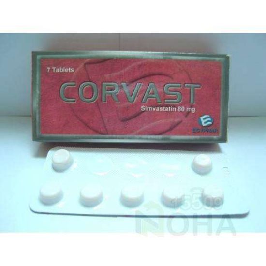 CORVAST 80 MG 7 TAB 42 LE