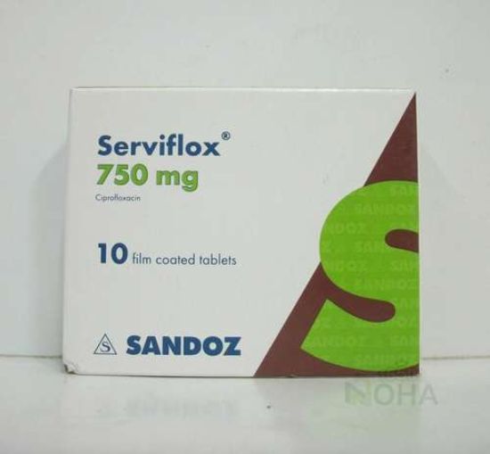 SERVIFLOX 750 MG TAB