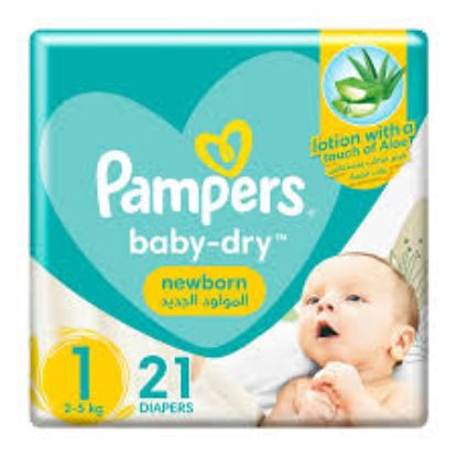 PAMPERS 1 NEW BABY 2-5KG 21PCS