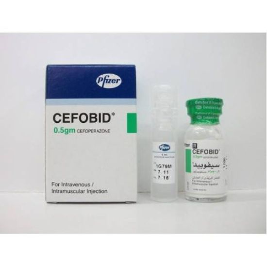 CEFOBID 500 MG VIAL 29 LE