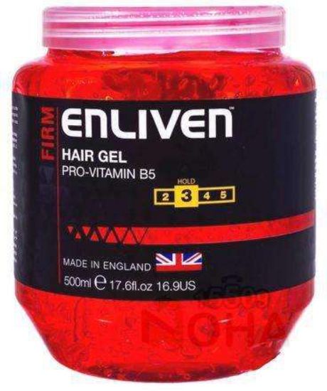 ENLIVEN HAIR GEL FIRM HOLD 500 ML الاحمر