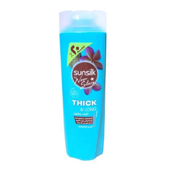 SUNSILK SHAMPOO 350ML OFF 20% كثيف وطويل