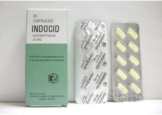 INDOCID 25 MG 30 CAP 12 LE