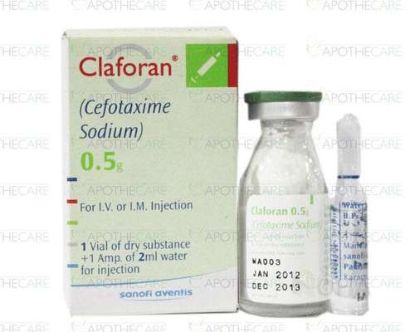 CLAFORAN 0.5 GM VIAL 27 LE