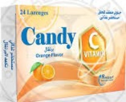 CANDY ORANGE LOZENGES 24P