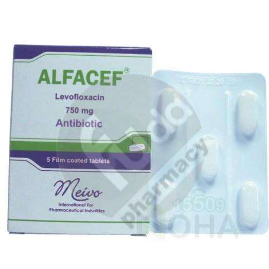 ALFACEF 750 MG 5 TAB 60 LE