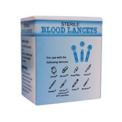 BLOOD LANCETS 100 STERILE