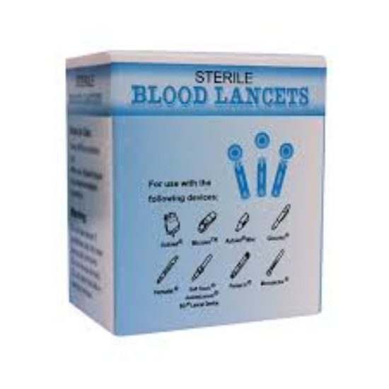 BLOOD LANCETS 100 STERILE