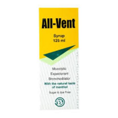 ALL VENT SYRUP 125 ML 34 LE