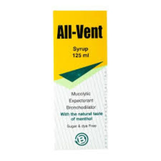 ALL VENT SYRUP 125 ML 34 LE