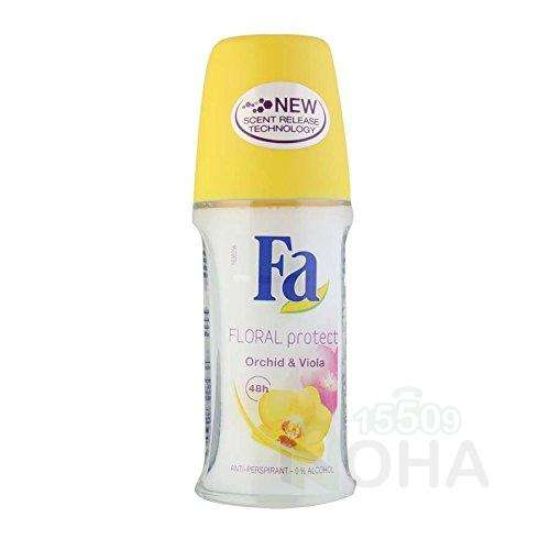 FA FLORAL PROTECT ORCHID VIOLA ROLL ON 50ML اصفر