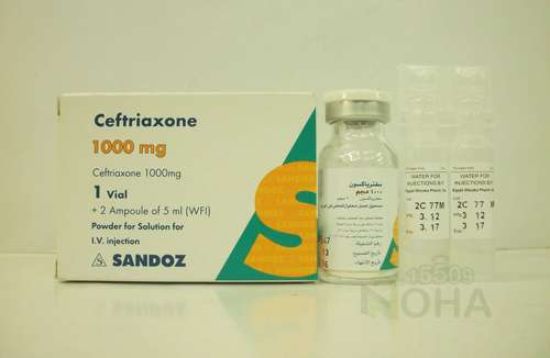 CEFTRIAXONE 1 GM VIAL IV 95 LE وريـــد