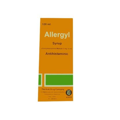 ALLERGYL 2 MG / 5 ML SYRUP 120 ML 10 LE