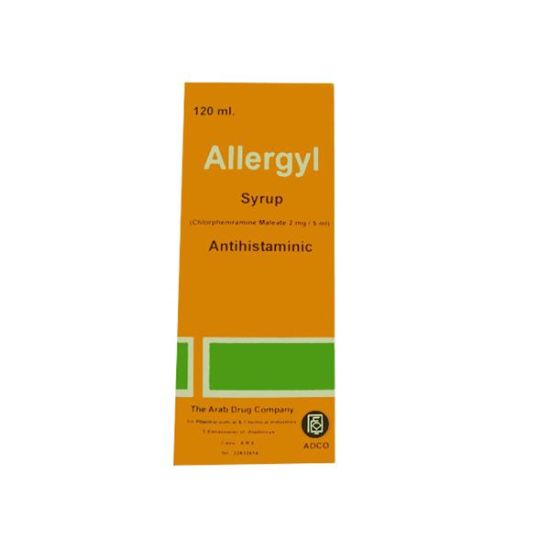 ALLERGYL 2 MG / 5 ML SYRUP 120 ML 10 LE