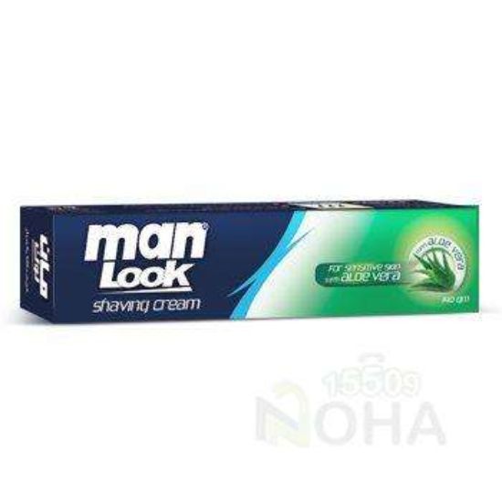 MAN LOOK SHAVING WITH ALOEVERA SENSITIVE CREAM 40 GM