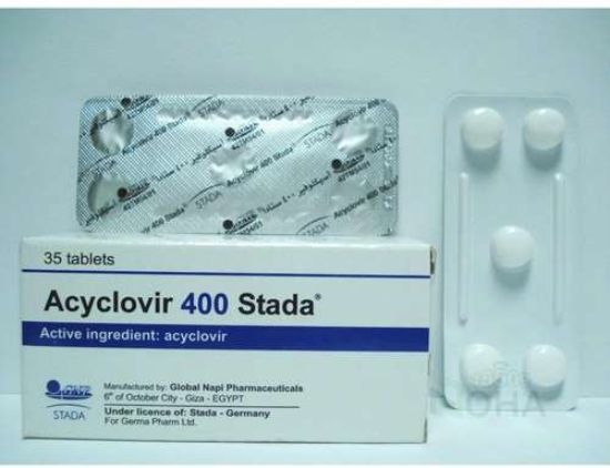 ACYCLOVIR 400 MG 35 TAB 210 LE