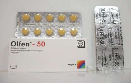 OLFEN 50 MG TAB 24 LE