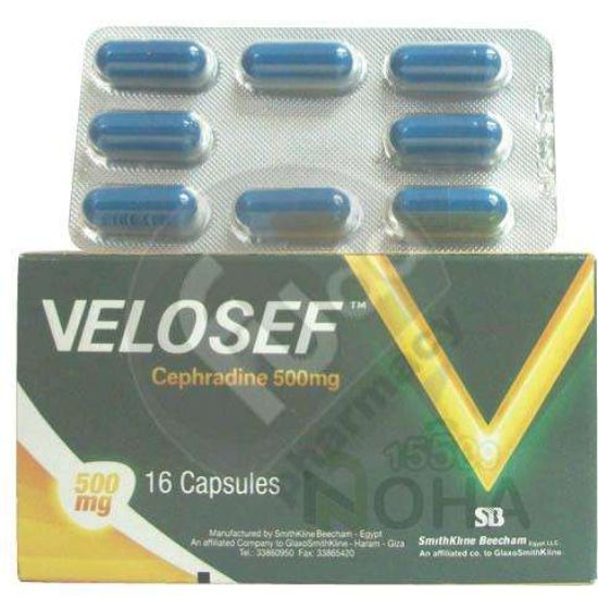 VELOSEF 500 MG 16 CAP 82 LE