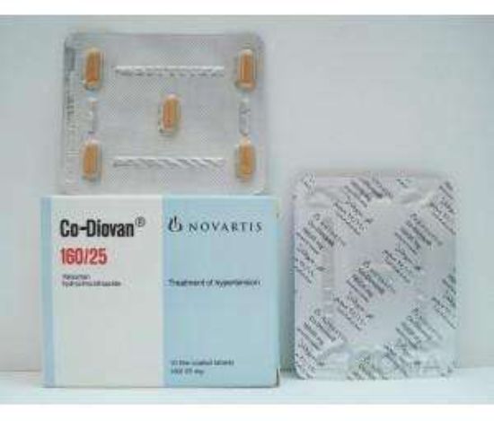 CO-DIOVAN 160/25 MG 10 TAB 110 LE