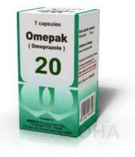 OMEPAK 20 MG 7 CAP