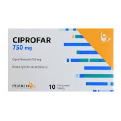 CIPROFAR 750 MG 10 TAB 86 LE