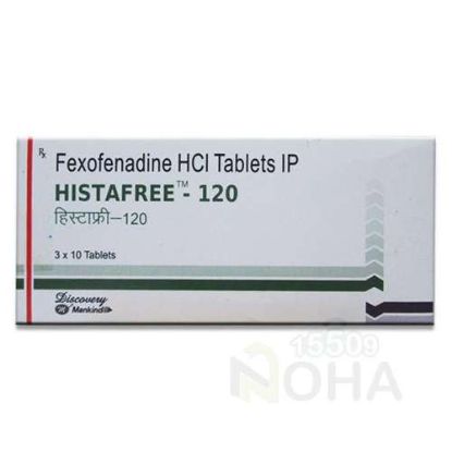 HISTAFREE 120 MG 10 TAB 22 LE