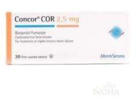 CONCOR COR 2.5 MG 30 TAB 60 LE