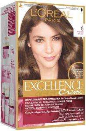 LOREAL EXCELLENCE CREME 6 اشقر داكن