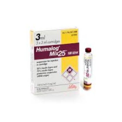 HUMALOG MIX 25 – 100 I U 5 CARTRIDGES 928 LE