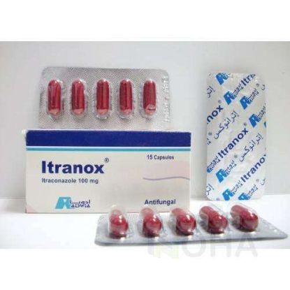 ITRANOX 100 MG 15 CAPS 108 LE