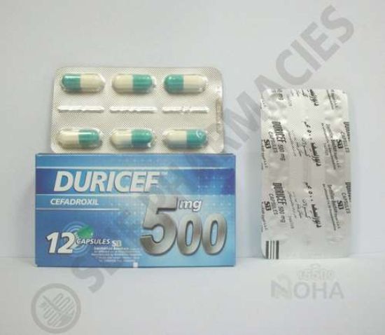 DURICEF 500 MG 12 CAP 49.5 LE