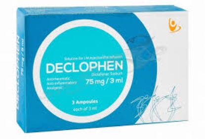 DECLOPHEN 3 AMP 75 MG 36 LE