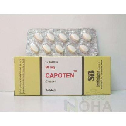 CAPOTEN 50 MG 10 TAB 24 LE