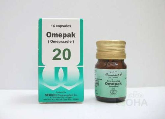 OMEPAK 20 MG 14 CAP 33 LE